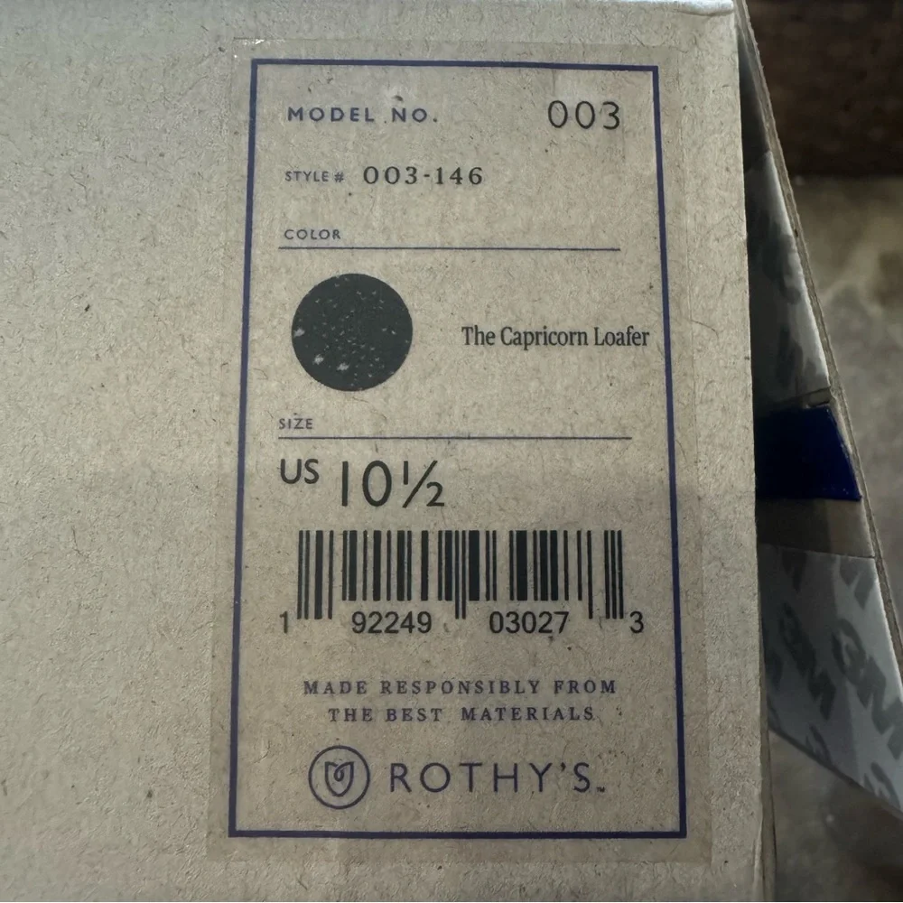 Rothy's The Capricorn Loafer Navy Blue Zodiac Flats
